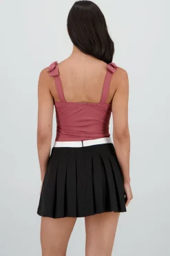 Shasa Bow Straps Bodysuit