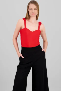 Shasa Bow Straps Bodysuit