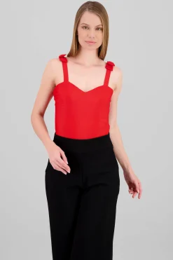 Shasa Bow Straps Bodysuit