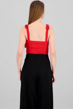 Shasa Bow Straps Bodysuit