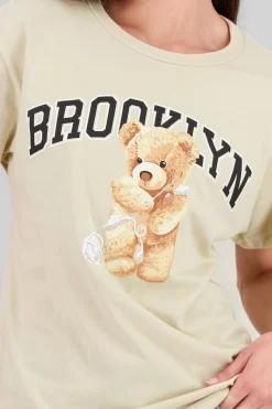 Shasa Brooklyn Teddy Bear Printed TShirt