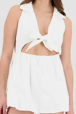 Shasa Bubble Dress With Bow