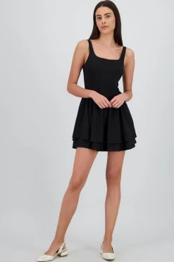 Shasa Bubble Effect Mini Dress