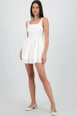 Shasa Bubble Effect Mini Dress