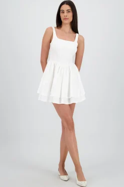 Shasa Bubble Effect Mini Dress