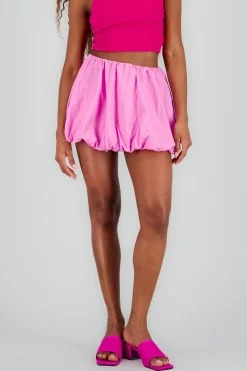 Shasa Bubble Hem Mini Skirt