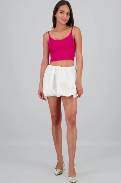 Shasa Bubble Hem Mini Skirt