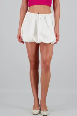 Shasa Bubble Hem Mini Skirt