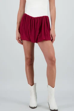 Shasa Bubble Mesh Mini Skirt