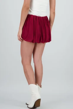 Shasa Bubble Mesh Mini Skirt