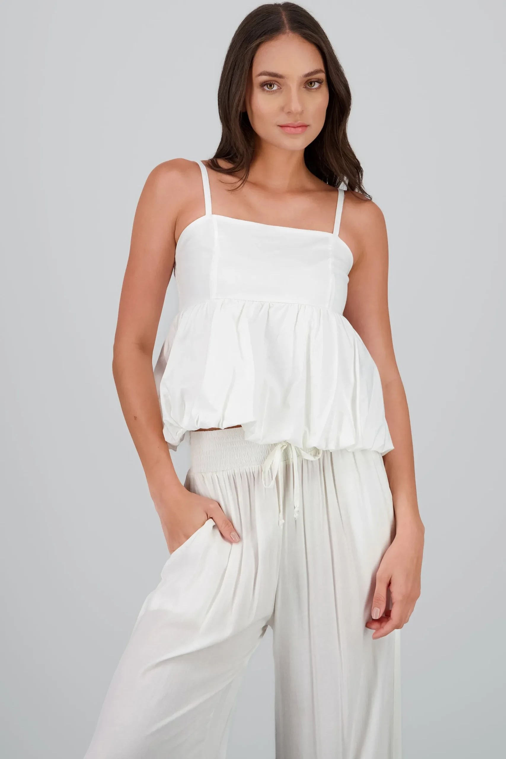 Shasa Bubble Peplum Top