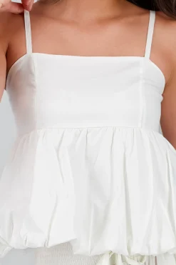 Shasa Bubble Peplum Top