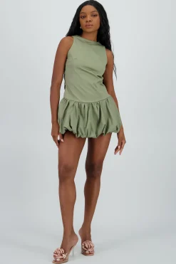 Shasa Bubble Skirt Mini Dress