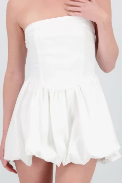 Shasa Bubble Strapless Mini Dress