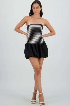 Shasa Bubble Striped Dress