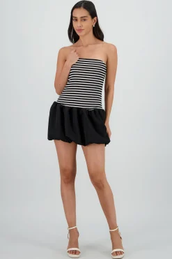 Shasa Bubble Striped Dress
