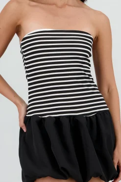 Shasa Bubble Striped Dress
