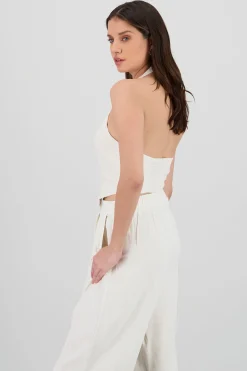 Shasa Buttoms Halter Vest