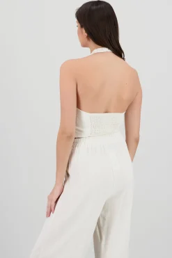 Shasa Buttoms Halter Vest