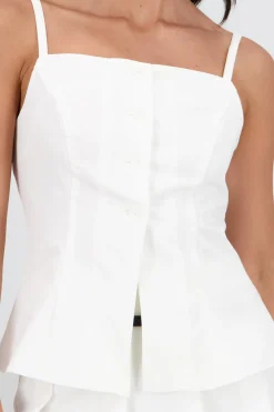 Shasa Button Front Vest