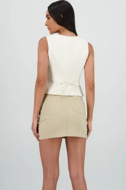 Shasa Button Line Vest