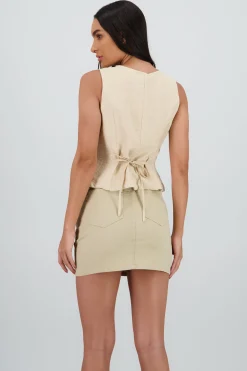 Shasa Button Line Vest