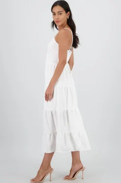 Shasa Buttoned Midi Dress