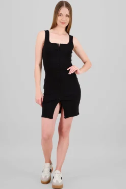 Shasa Buttons Mini Dress