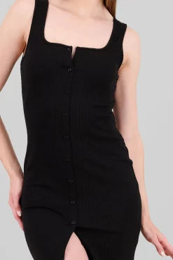 Shasa Buttons Mini Dress