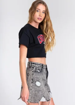 Shasa California print crop top