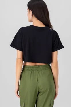 Shasa California print crop top