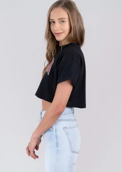Shasa California print crop top