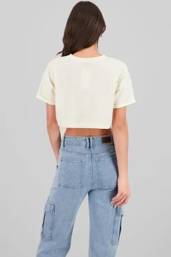 Shasa California print crop top