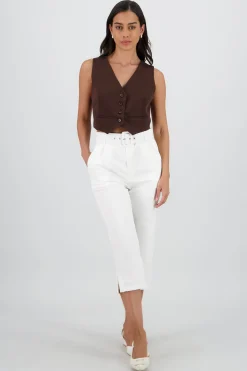 Shasa Capri Pants with Belt