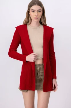 Shasa Cardigan with hoodie