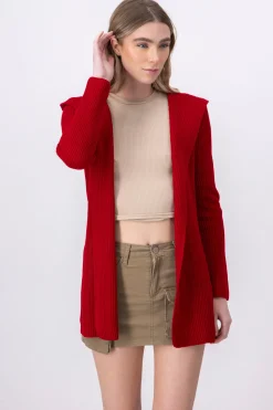 Shasa Cardigan with hoodie