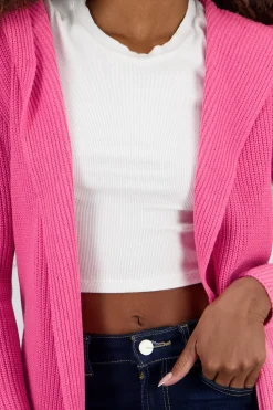 Shasa Cardigan with hoodie