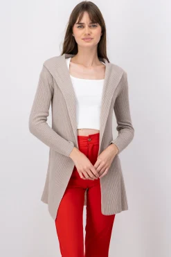 Shasa Cardigan with hoodie
