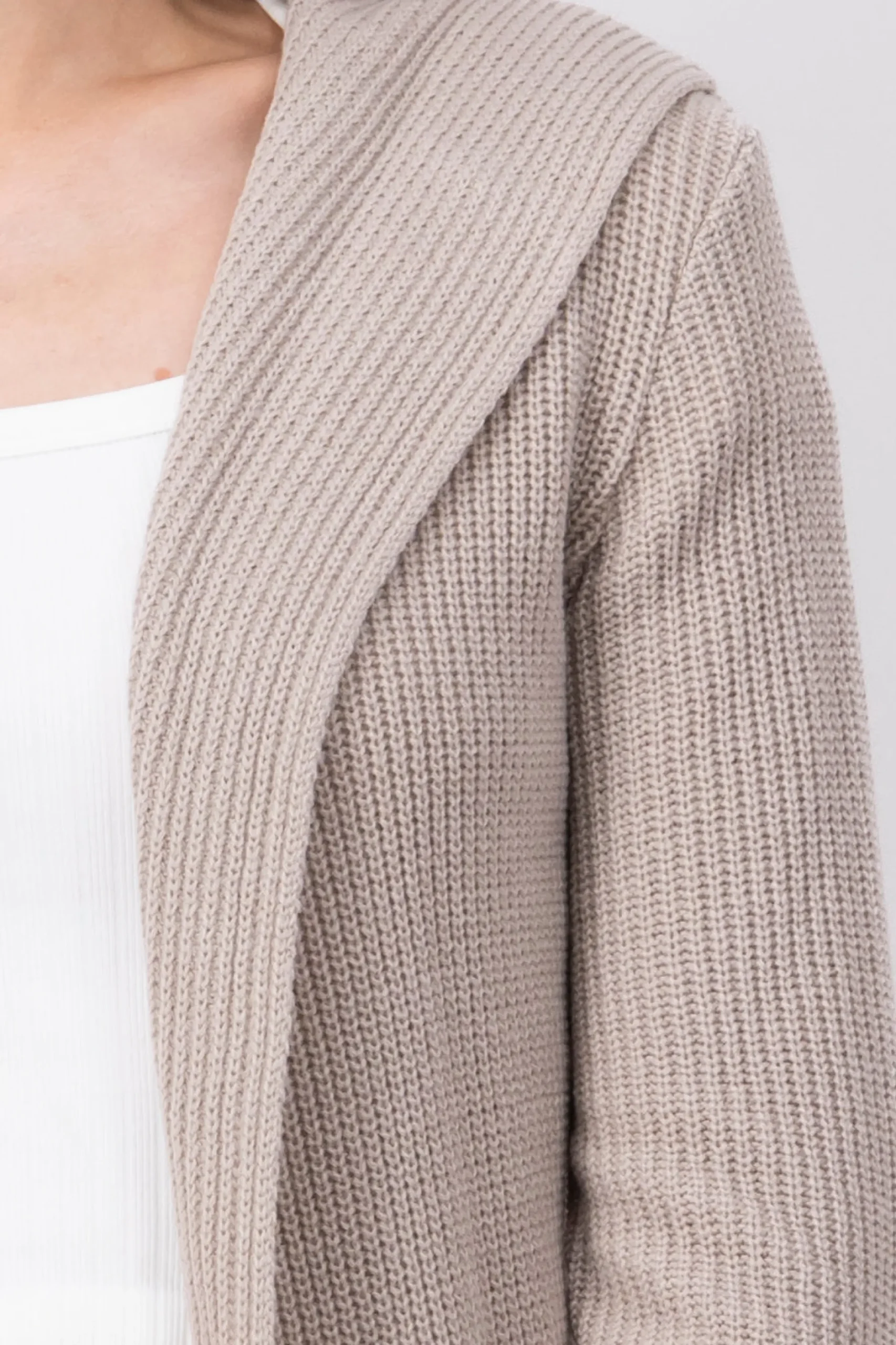 Shasa Cardigan with hoodie