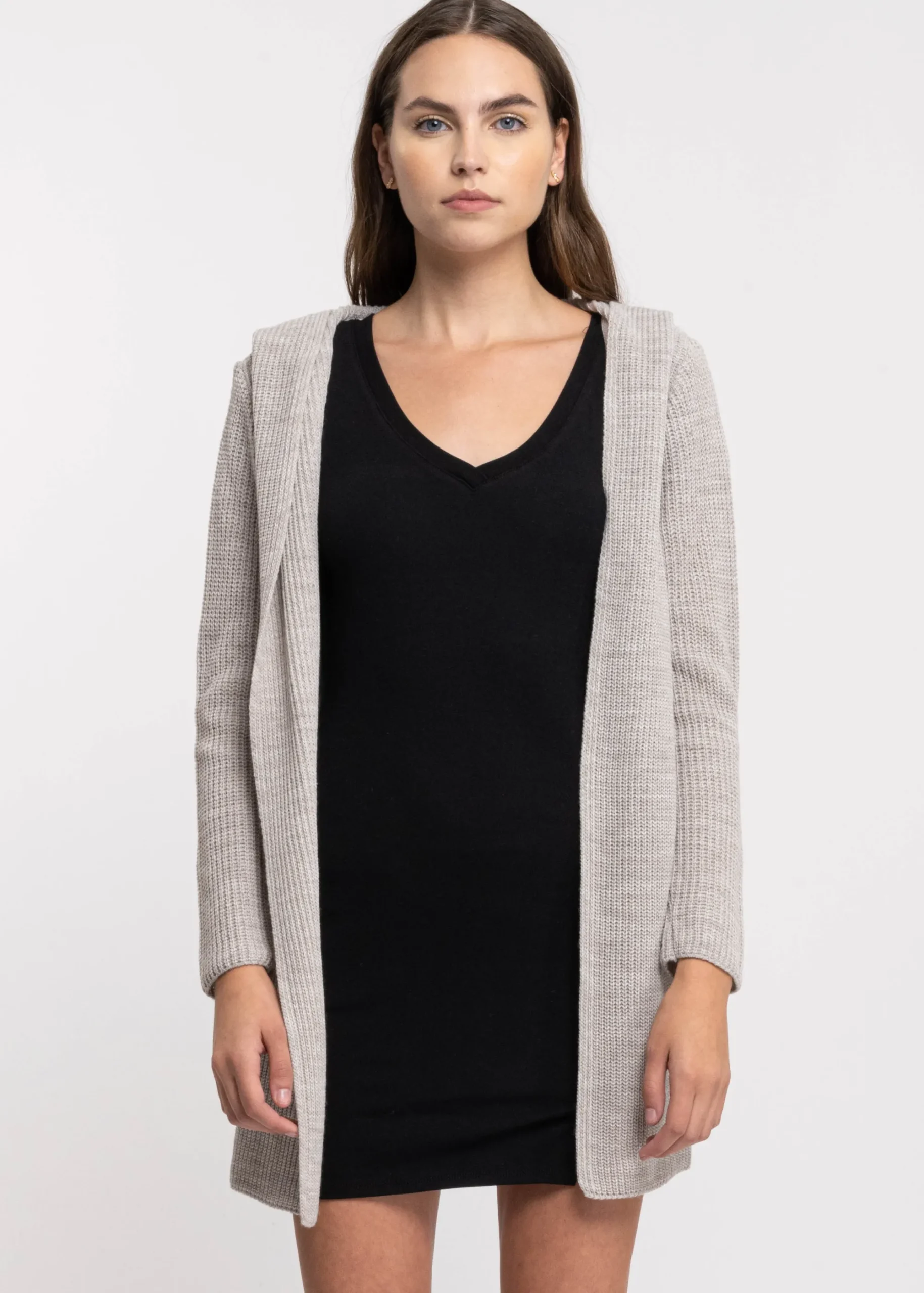 Shasa Cardigan with hoodie