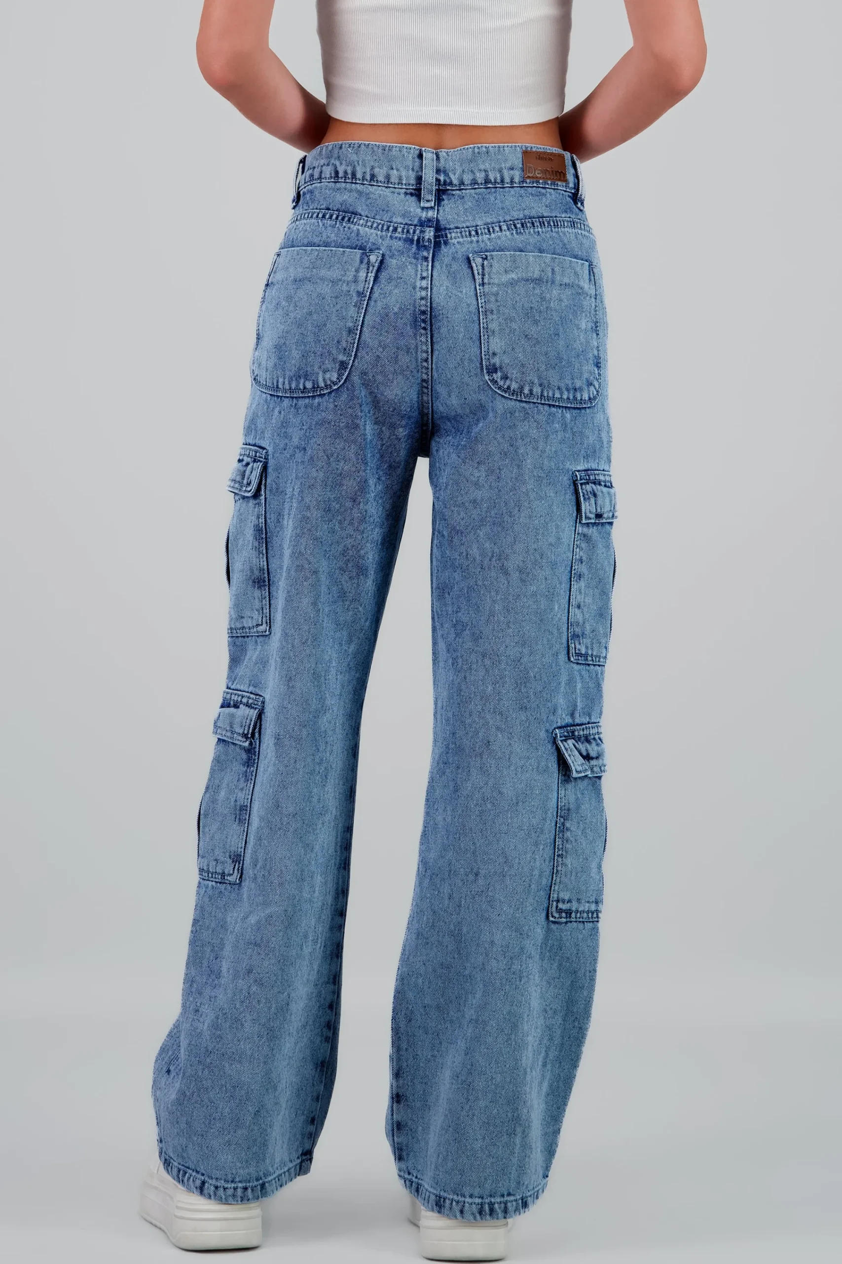Shasa Cargo Jeans Flap Pockets