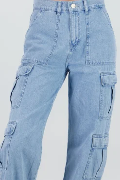 Shasa Cargo Jeans Flap Pockets