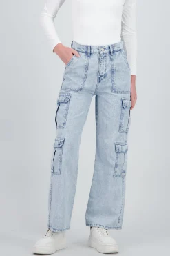 Shasa Cargo Jeans Flap Pockets