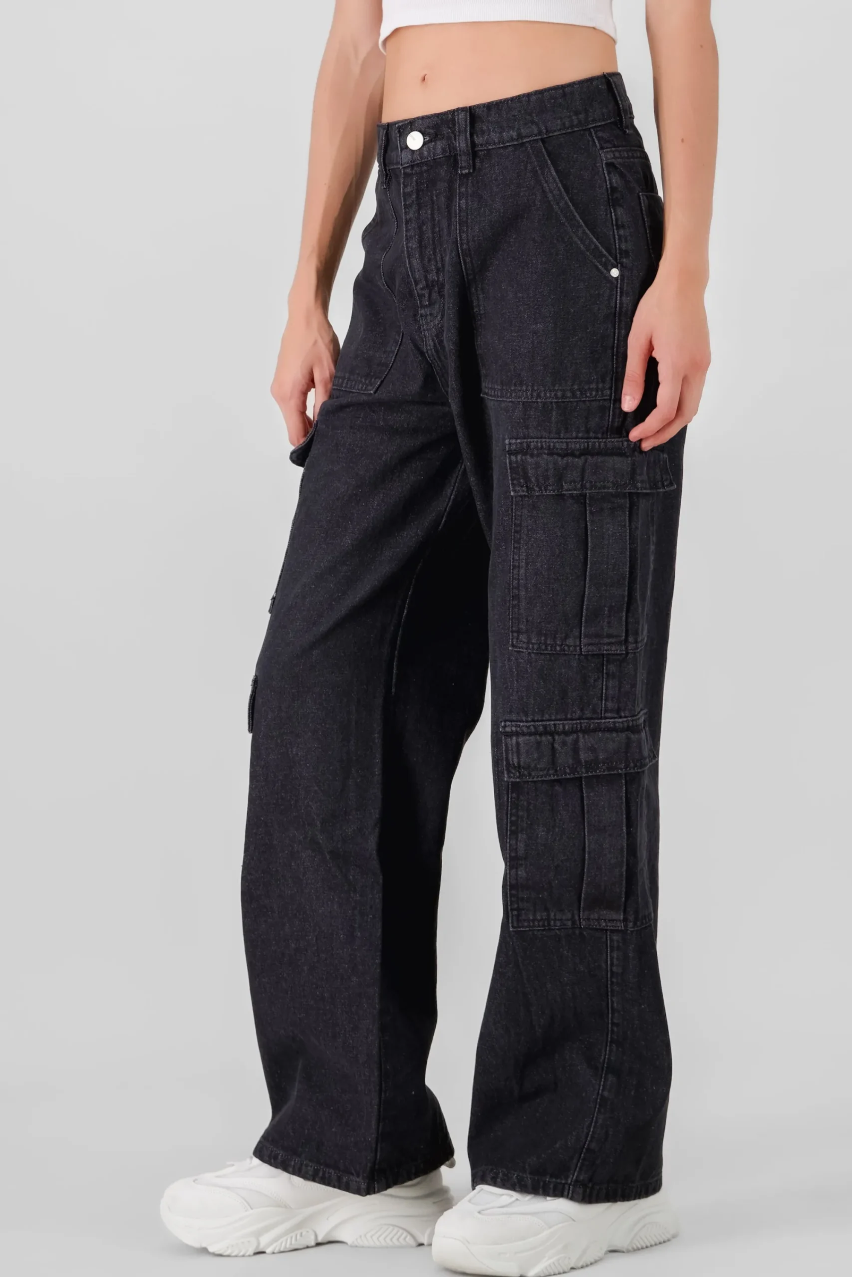 Shasa Cargo Jeans Flap Pockets