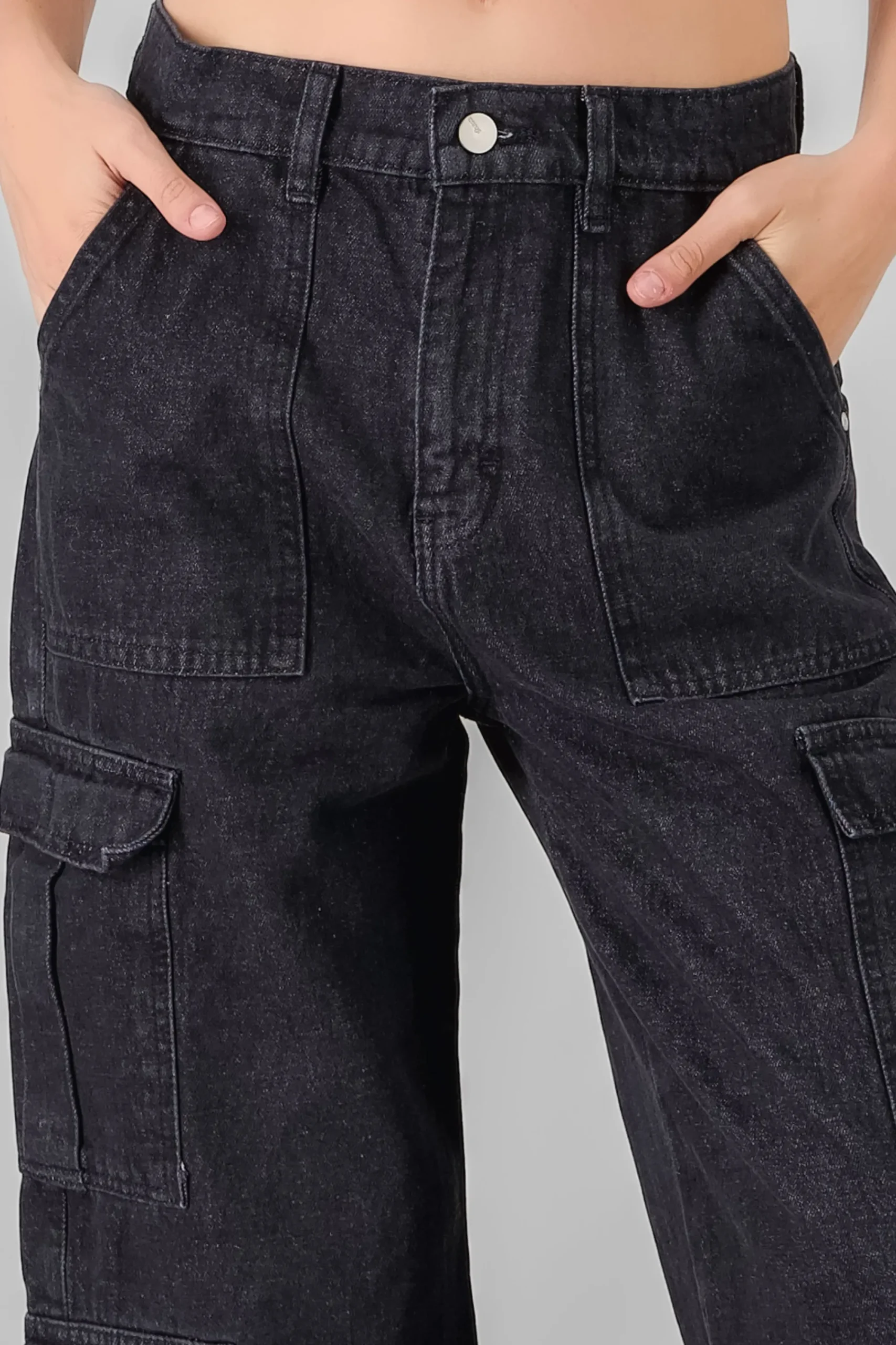 Shasa Cargo Jeans Flap Pockets