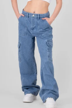Shasa Cargo Jeans With 2 Pockets