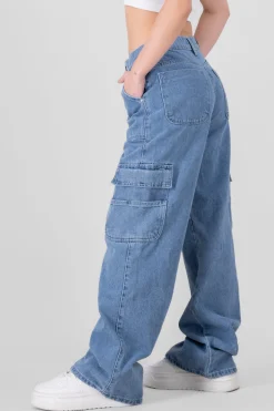Shasa Cargo Jeans With 2 Pockets