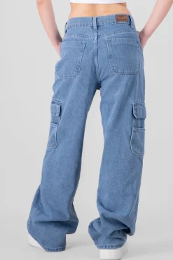 Shasa Cargo Jeans With 2 Pockets