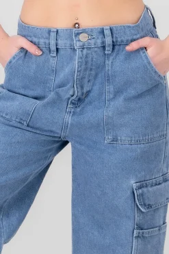 Shasa Cargo Jeans With 2 Pockets