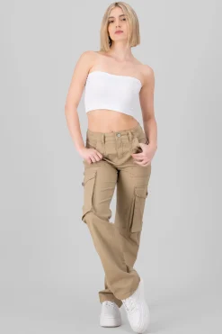 Shasa Cargo Jeans With 2 Pockets